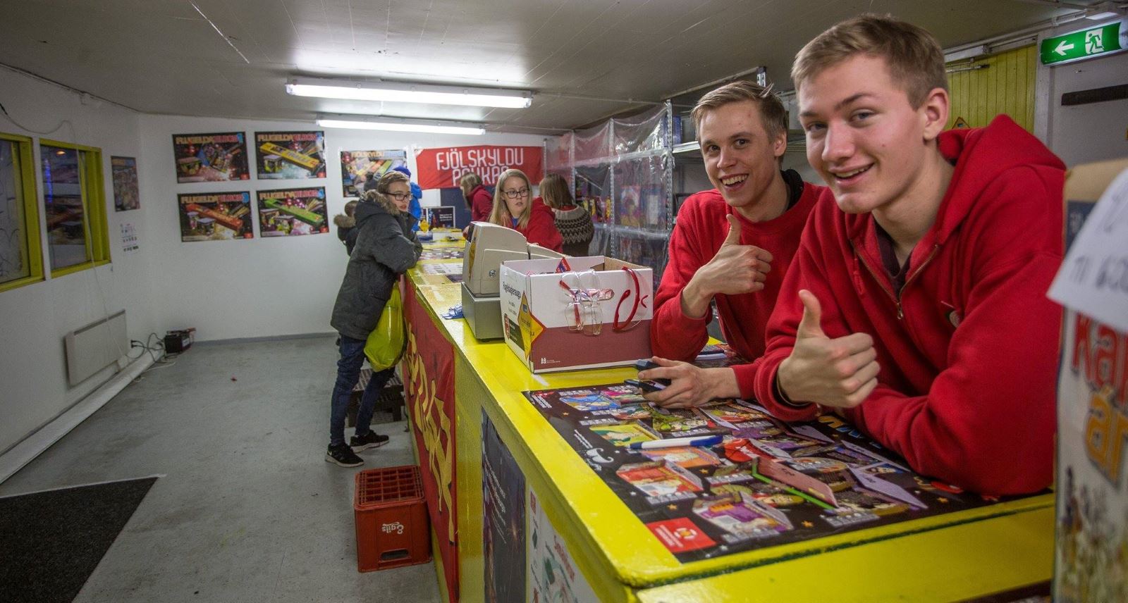 Flugeldasölustaður að verða klár 2014